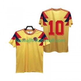 Fußballtrikots Kolumbien 10 Retro 1990 Kurzarm Heimtrikotsatz kaufen